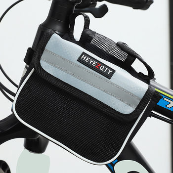 Mountain bike crossbar waterproof cycling mobile phone bag