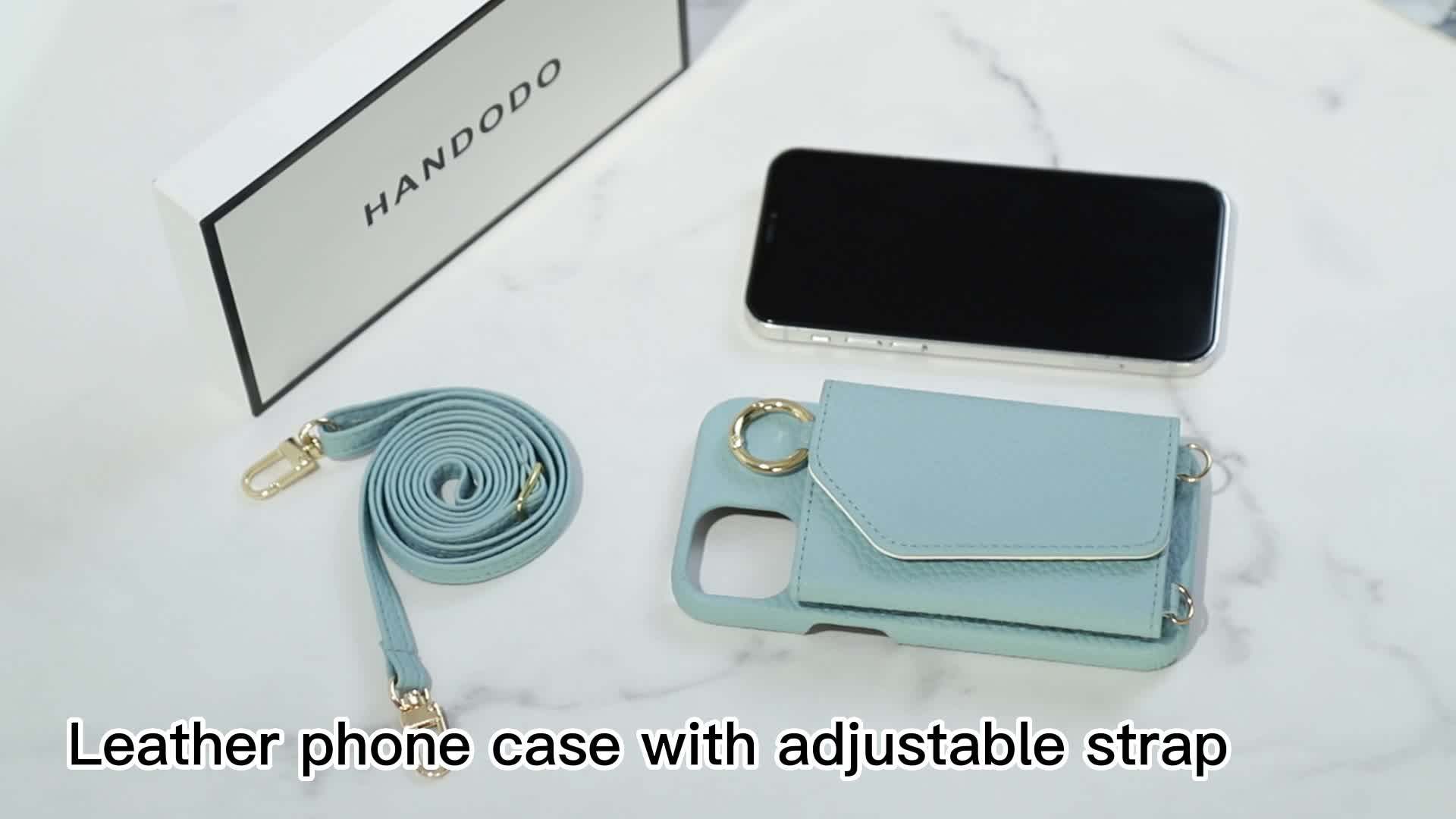 Crossbody Leather Handing Women Mobile Phone Bag Design Phone Case