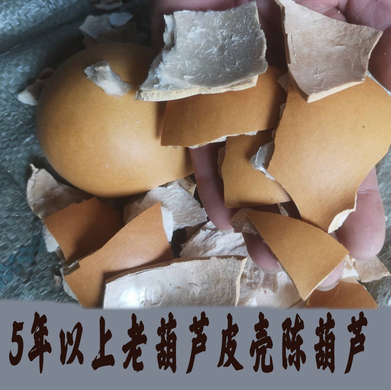 Gourd shell, gourd skin, traditional Chinese medicine, Chen gourd, gourd powder, pumping gourd pot, gourd melon, medicinal half a catty, old gourd skin