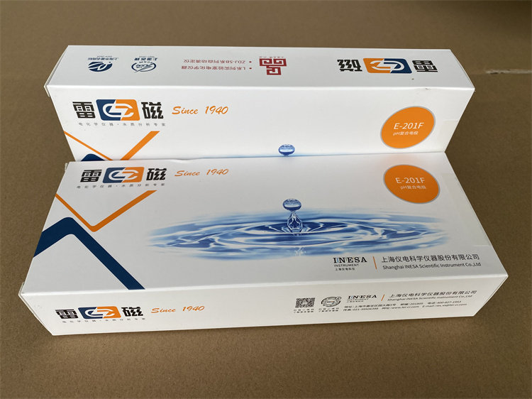 上海 雷磁 E-201F型 PH电极 可充式复合电极 探头 传感器开票包邮