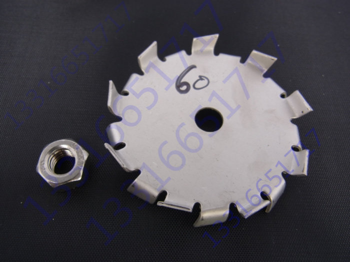 60mm 6cm不锈钢分散盘 分散轮 分散叶片 锯齿形分散碟配套分散机