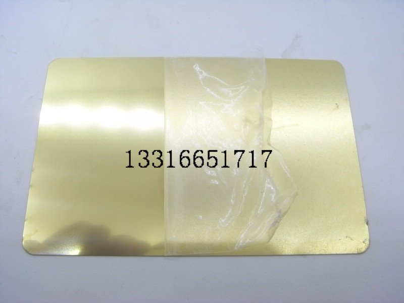 黄铜阴极 黄铜片 电镀测试哈氏槽霍氏槽赫尔槽侯氏槽抛光贴膜圆角
