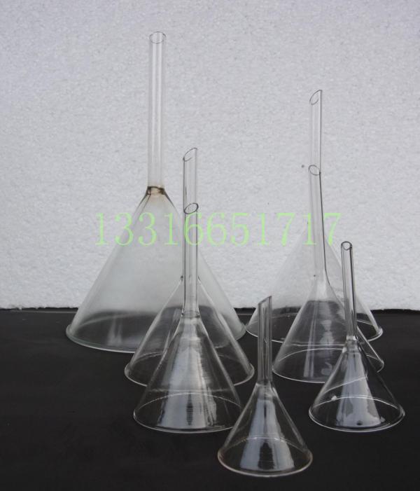 50mm 5cm 玻璃漏斗 三角漏斗 短颈漏斗  薄型漏斗