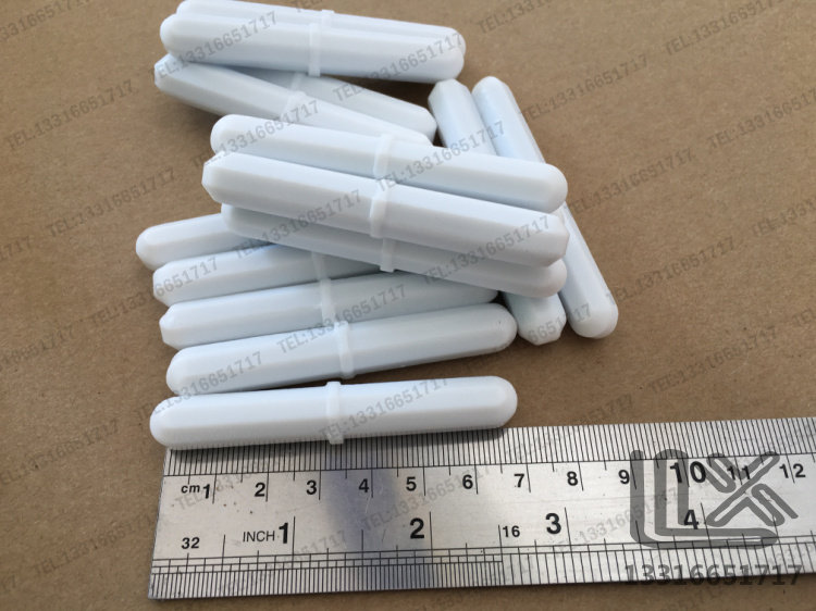 70*10mm 圆柱有节 聚四氟乙烯 磁子 铁氟龙 F4 转子 搅拌子B700型