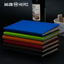 Hero 8841 Leather notebook PU material business notebook 25K Creative log notebook Diary workbook