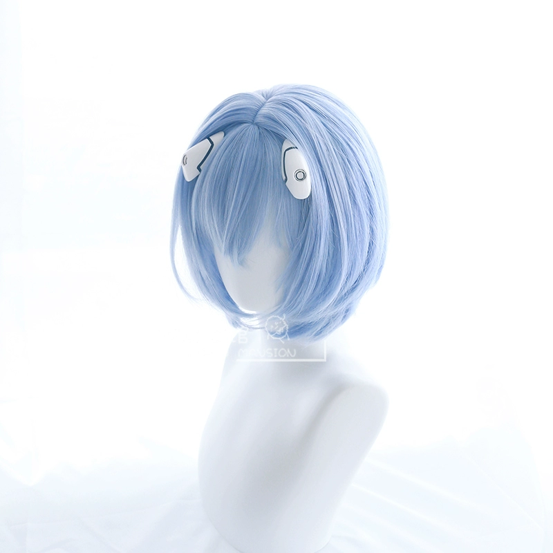 [Sầu riêng] Evangelion EVA Ayanami Rei COS tóc giả hỗn hợp lụa nhân vật tóc anime cosplay
