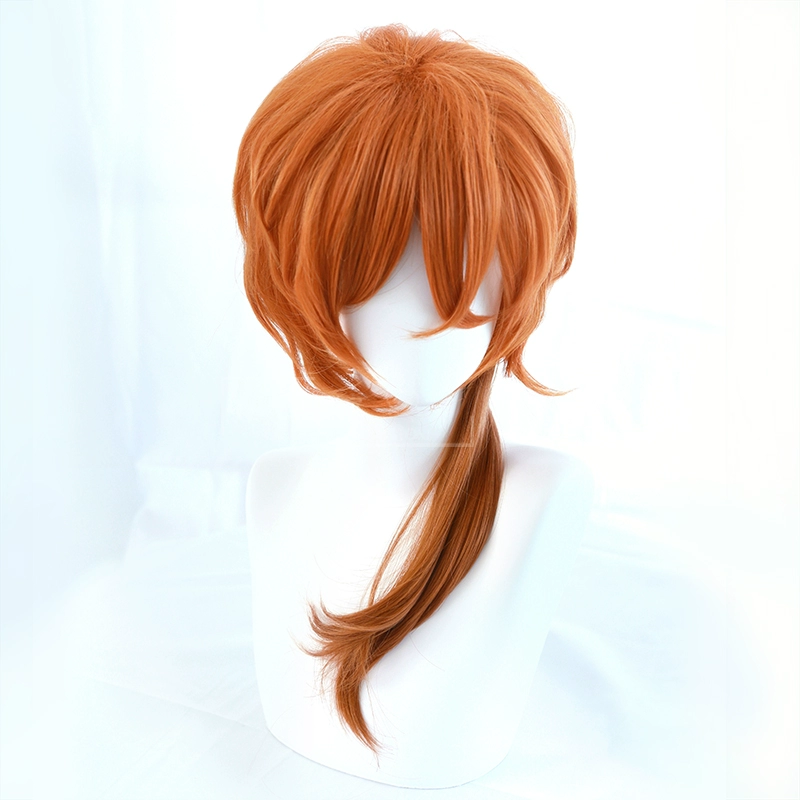 [Sầu riêng] Bungou Stray Dogs Nakahara Chuuya cos tóc giả với tóc và cuộn tròn gradient anime cosplay tóc giả