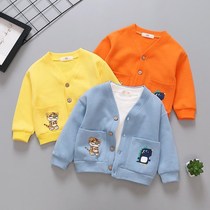 Baby Jacket Spring Autumn Cardiovert Clothes Women Baby Knit Cotton Blouse Mens Children Autumn Outerwear Childrens Clothing Spring Clothing