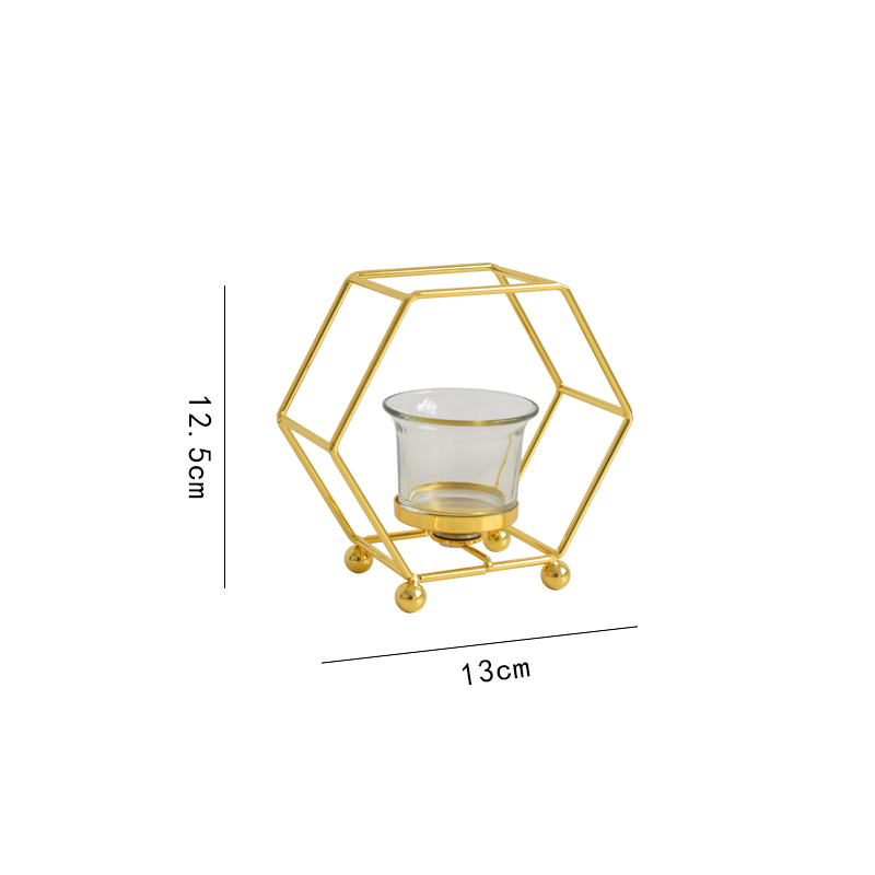 VISUAL ART Tarquin Opulent Elegant Candle Holder