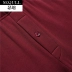 Tesco 10S áo len cotton nam đồ lót nhiệt đặt dày cộng với miếng đệm đầu gối nhung mùa đông quần áo mùa thu quần v-cổ cà phê carbon - Phù hợp với nóng lên