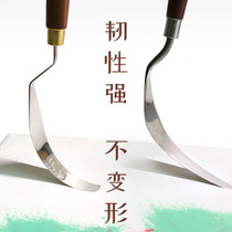 Phoenix painting material oil painting knife oil painting scraper oil painting Paint Color Mixing Knife Routine Standard Painting Knife Water Powder Propylene Toning Knife Shoveling Knife Pick Knife Styling Knife Creatine Knife Trianguine Knife Triangle Knife 5 Sets