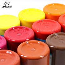 Matisse acrylic pigment White Red Yellow warm color 300ML black cover popular textile wall painting hand-painted acrylic painting fluid painting stone painting tool set 12 18 24 41 color thinner