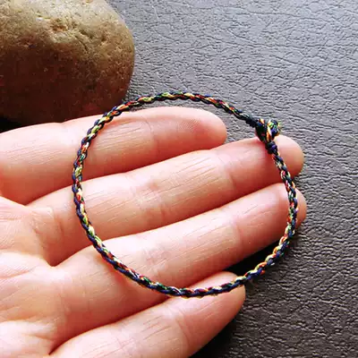 Dragon Boat Festival National style colorful red and black multi-color hand woven hand rope rope transport evil spirits