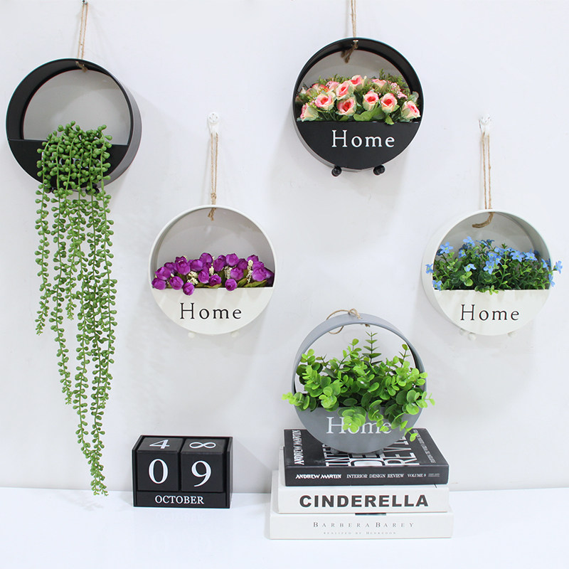 Decoration accessories wall pendants fake flowers simulation flowers living room home furnishings desktop hanging green plants small touch plants