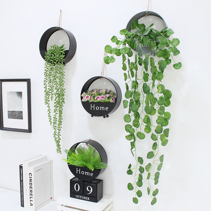 Wall decoration decoration hanging wall plant potted wall-mounted wall decoration Nordic decoration flower pot hanging art