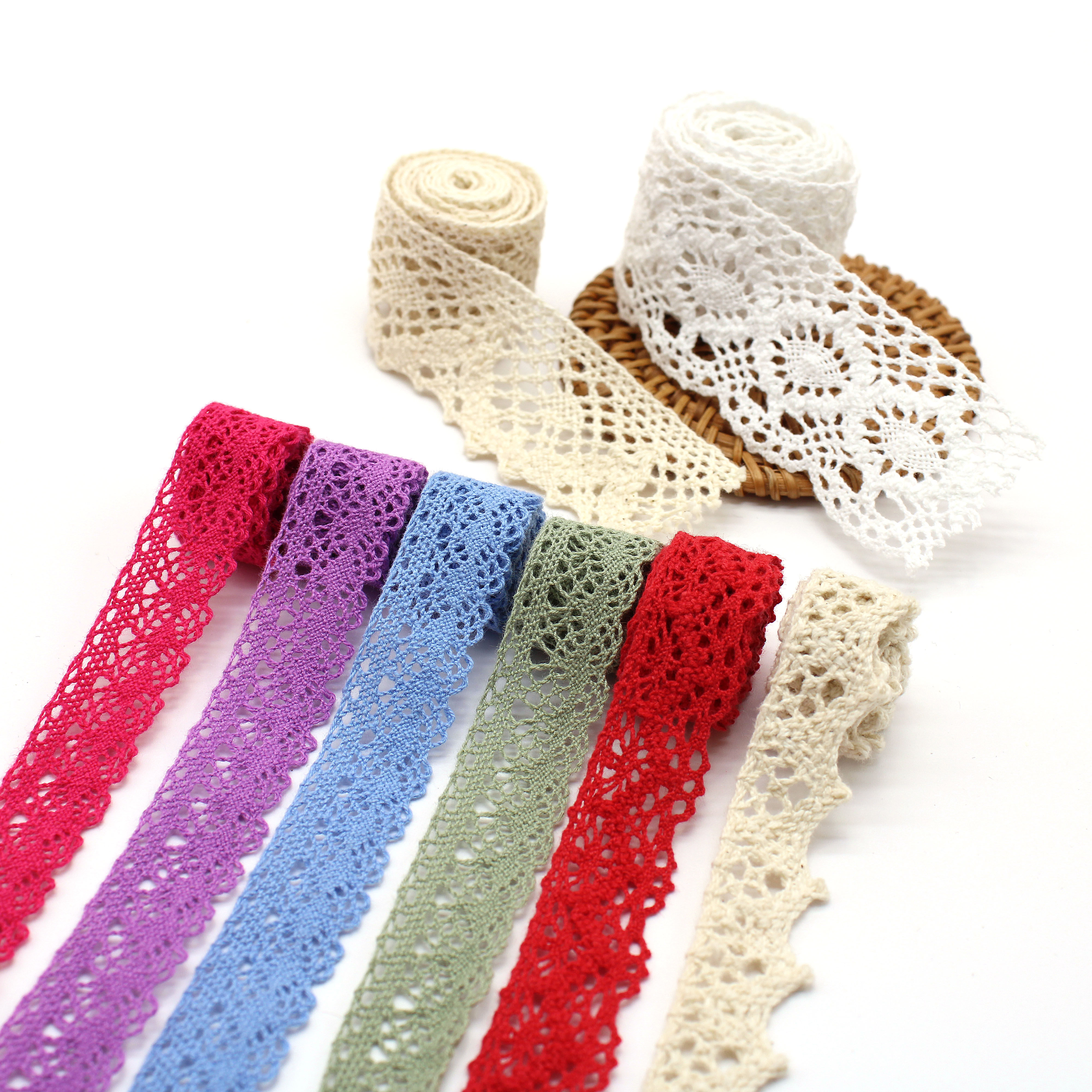 Black Lace Lace Lace Color Lace Side Hollowed-out Clothes Skirt neckline Lace Strips Accessories Decorative Accessories