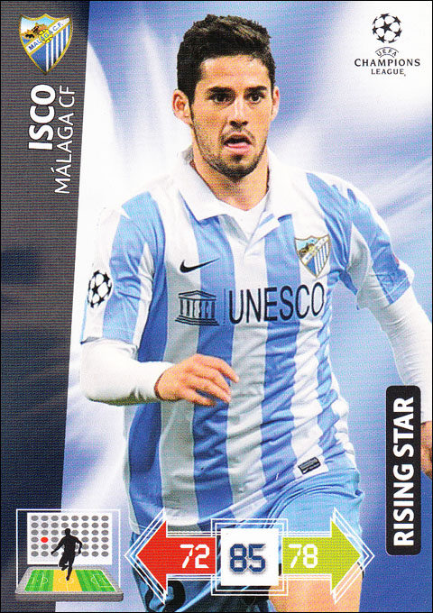 Panini 12-13 Champions League Additional Star Card 061 RS Card Isco Islaco