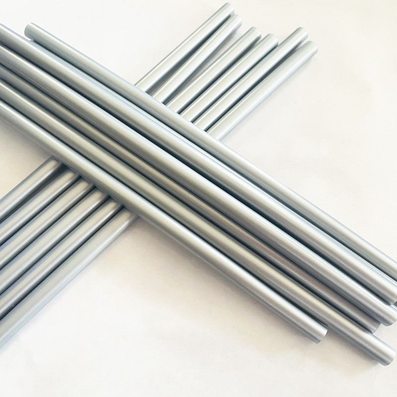 Stone base patches painted hand-painted metal-colored silver gray hot melt adhesive rods retro painted wax seal