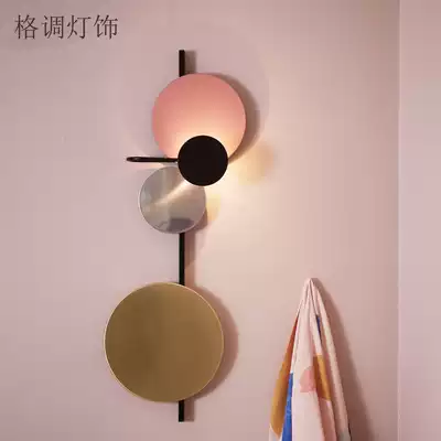 Nordic style living room decoration wall lamp Danish designer villa bedroom bedside lamp creative art planet wall lamp