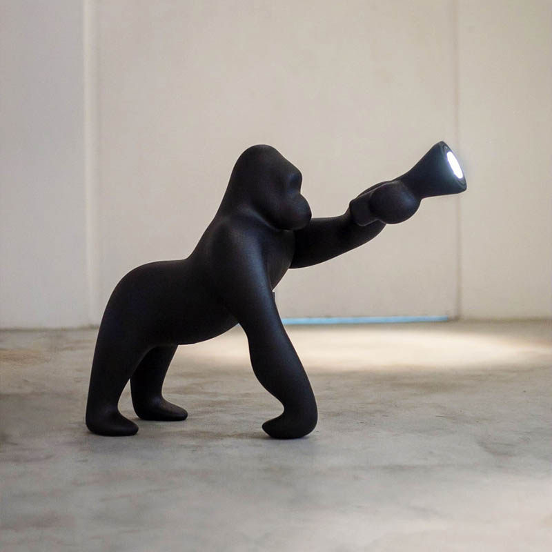 Italian designer Gorilla Floor Lamp Hotel Sales Department Exhibition Hall Large Art Deco Animal Sculpture Lamp