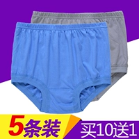 Quần lót trung niên và trung niên nam kích thước lớn cotton quần short cotton cao eo tam giác quần lót shop đồ lót