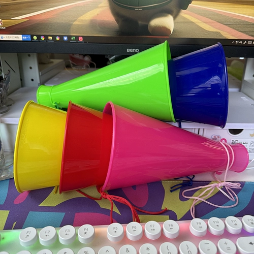 Пластиковый микрофон, мегафон, игрушка, реквизит для фотографии