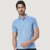 Bảy con sói áo thun ngắn tay nam mùa hè đích thực [100% cotton mềm mại] kinh doanh màu rắn nam POLO áo thủy triều - Polo shop bán áo thun nam có cổ Polo