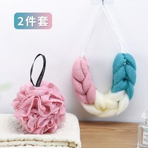 Cartoon cute bath ball bath towel Bath flower bath towel Flower bath ball men and women rub bath towel decontamination