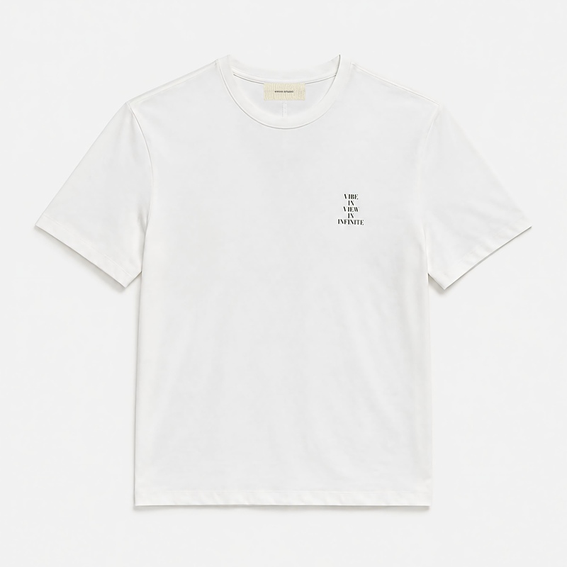 Laurel Emperor's 22cm Back Seam Structure Tailored Fit Lightweight Combed Cotton Small Print Short Sleeves