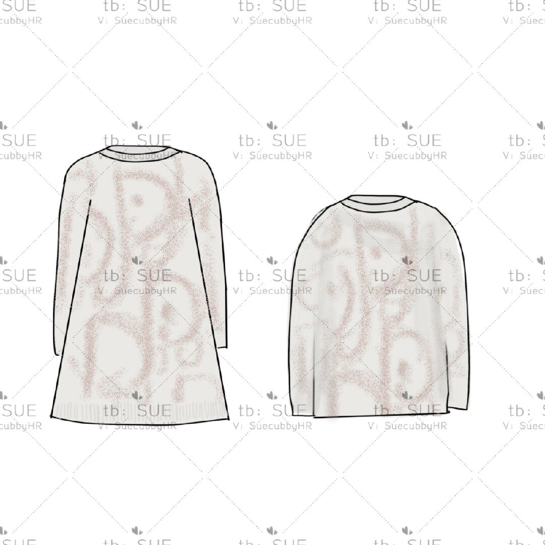 Original ~ Sue21aw autumn and winter new parent-child sweater letter printing long-sleeved sweater skirt pullover boys and girls