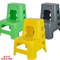 Plastic stool high and low stool two-step car beauty multifunctional household ladder aquarium car wash stool