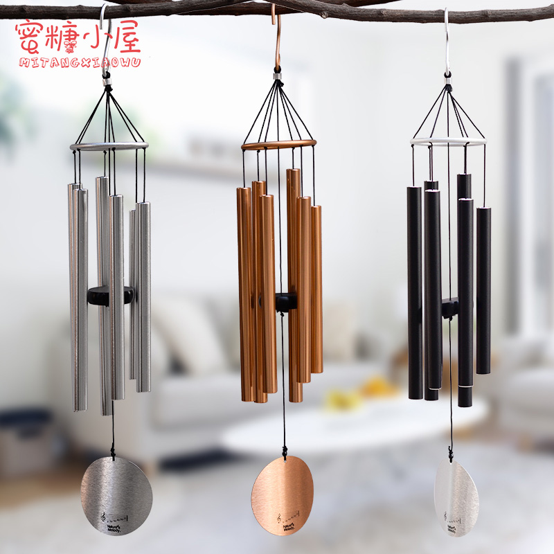 Creative metal aluminum tube 28 inch music wind chimes hanging outdoor garden Japanese wind chimes home decoration pendant