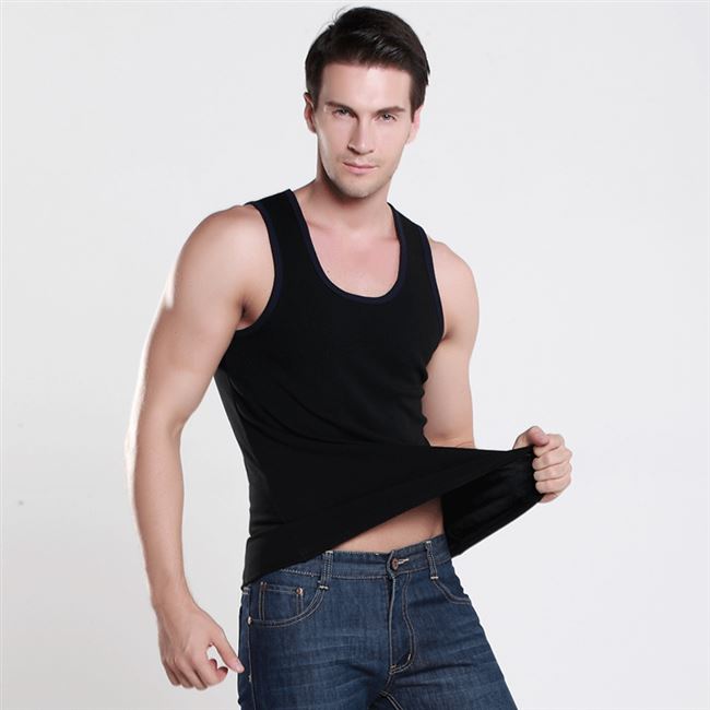 một mùa đông ấm áp mens vest cộng 12 dày nhung lót lớp mỹ nhung cộng với nhung cộng với mã lớn dày để sửa chữa cơ thể để giữ ấm.