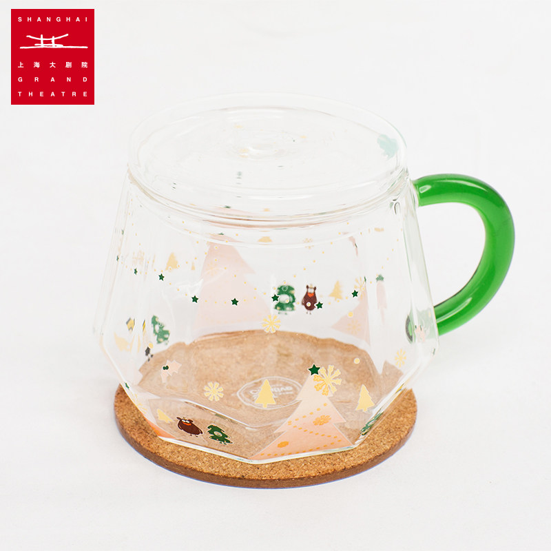 Shanghai Grand Theatre Nutcracker double waltz Hot catch warm glass High temperature borosilicate cultural and creative gifts