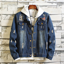 13 Teen denim jacket male 12-15 years old junior high school student boy jacket 14 Handsome big boy jacket