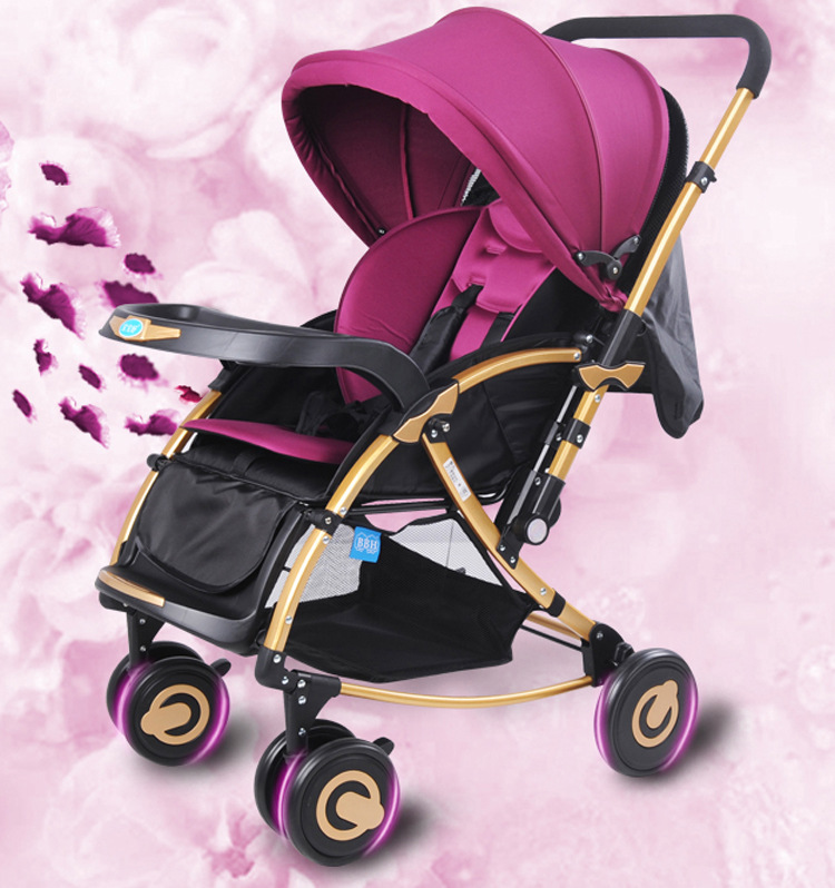 C3 baby good baby stroller high landscape light trolley two-way shock absorber children's car with rocking horse