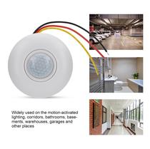 Round 12v ceiling type infrared human body sensor switch high power led surface mounted delay intelligent adjustable light