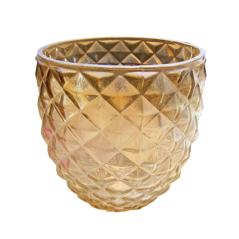 Baide Shite Lampshade Lamp Cup Ed Pineapple Series Brown Gold Glass Damaged Replacement Accessories 5*13*17cm Baide Shite Lampshade Lamp Cup Ed Pineapple Series Brown Gold Glass Damaged Replacement Accessories 5*13*17cm