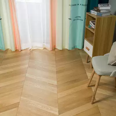 High-end foreign trade multi-layer solid wood composite floor herrink fish bone spelling nature texture bedroom floor heating 15 light luxury wind