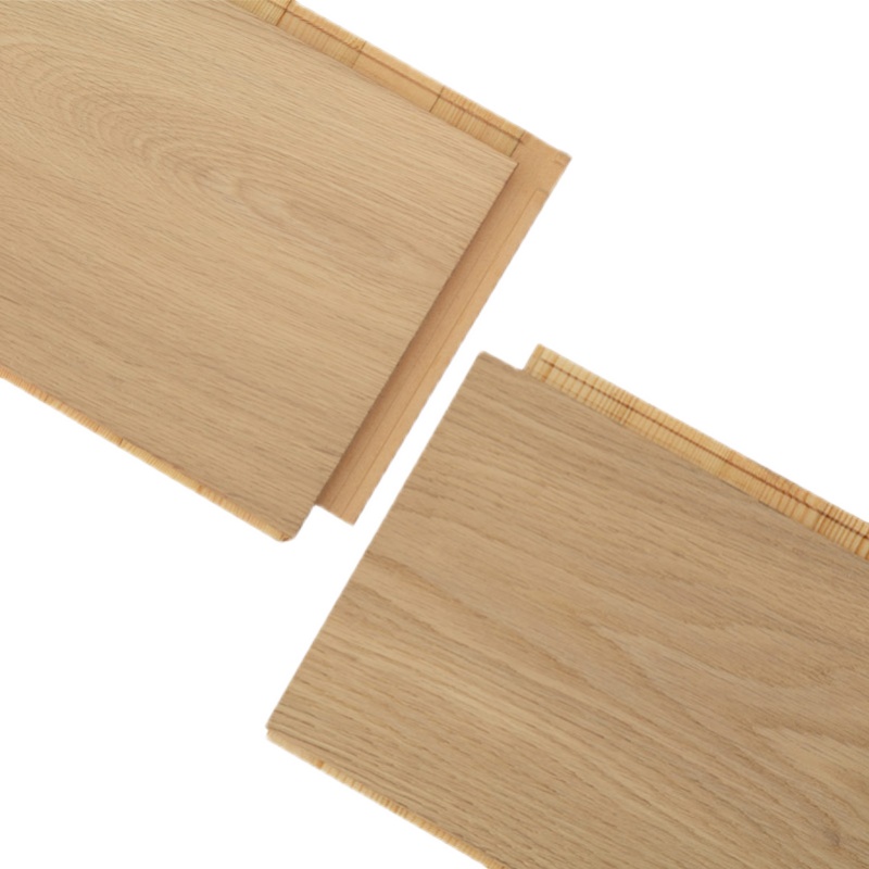 Oak A-level high-end custom-made style New three-layer solid wood gestational grade 5G large lock Nordic original wood color floor warm floor