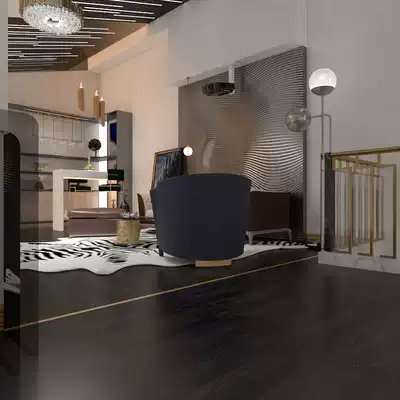 Foreign trade solid color style series Oak multi-layer solid wood composite floor 15mm lock floor heating support engineering customization