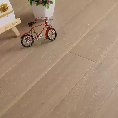 North American oak logs pure solid wood lock for floor heating home floor light luxury wind series factory direct sales