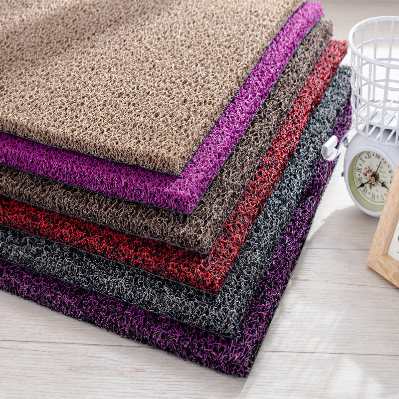 Custom high-quality silk rod mat carpet Door-to-door doormat Foyer non-slip mat Door living room entrance mat