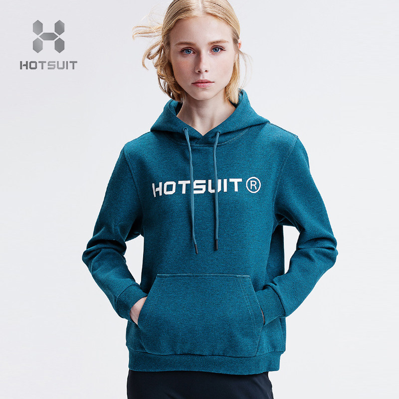 hotsuit sweater women 2021 autumn new hooded pullover thickened warm top coat sports casual wear