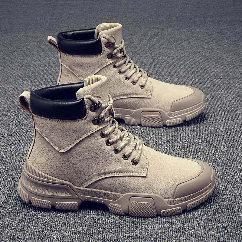 Winter anti-smashing anti-stab soft bottom wear-resistant high-top construction site work shoes for home use