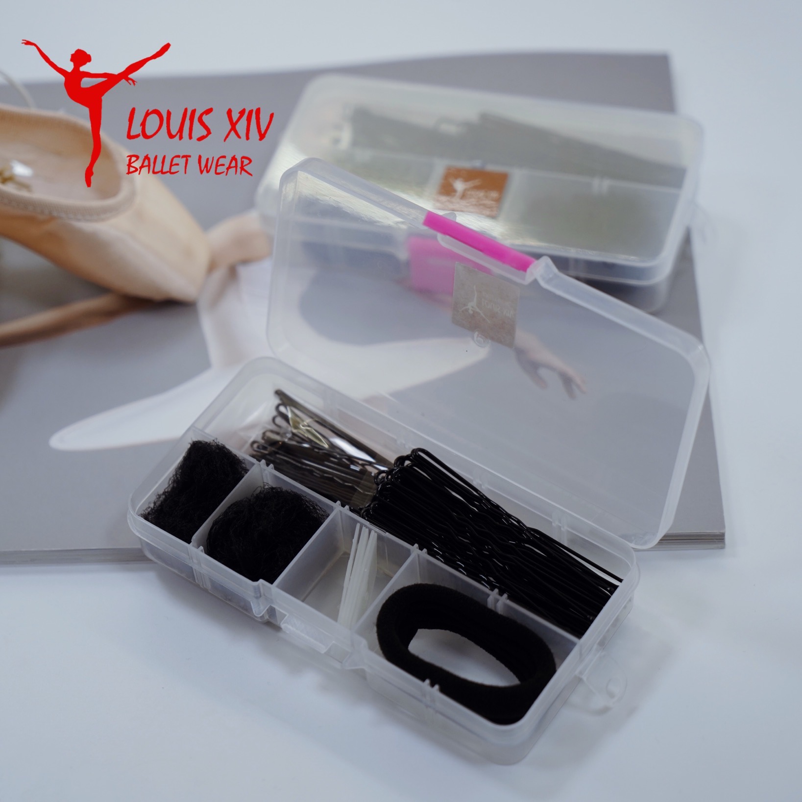 LOUIS XIV ballet disc Wig Dress Professional Big Hair Net Flat Clip U Type Hairpin Dance dance Appraisal Exam Headwear
