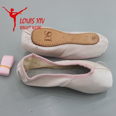 LOUIS XIV ballet satin E head foot toe shoes suitable for beginner foot spire high hardness royal powder
