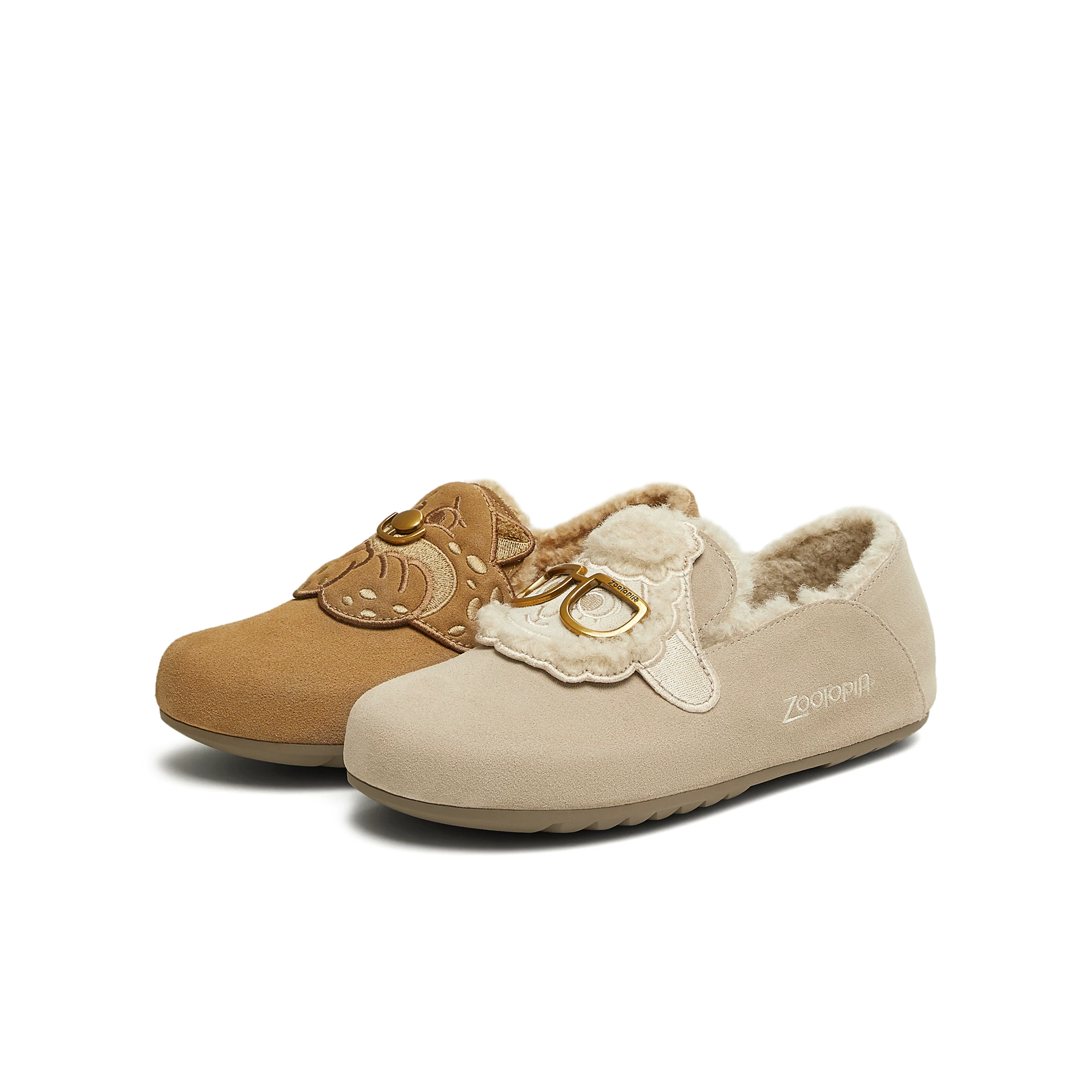 Со-брендовые мягкоподошвенные ботинки Birkenstock Tianmei Zootopia, балетные туфли, женские туфли, полупальчик без носка повседневные ботинки с открытым носком