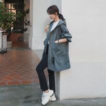 Pregnancy Woman Dress Short style Wind clothes 2020 new Chauma Fashion jacket Han version loose Spring Lianhood pregnant woman jacket woman