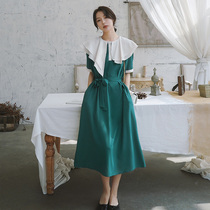 Pregnant women summer dress 2021 new Korean version of the tide mother loose belly cover chiffon skirt pregnant women summer short-sleeved skirt